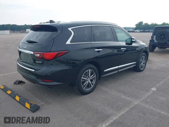 ✅ 2020 Infiniti QX60 Luxe • VIN: 5N1DL0MM3LC517202 • Lot: 42453542. Wystawiony na IAAI z przebiegiem 54 740 mil. Bezpłatny archiwum sprzedaży aukcyjnych z USA i szczegółowy raport historii pojazdu na DreamBid. Zdjęcie 4.