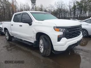 ✅ 2023 Chevrolet Silverado 1500 Custom • VIN: 3GCPDBEK1PG129458 • Lot: 41961501. Listed on IAAI with 27,891 mi. Free auction sales archive from the USA and detailed vehicle history report at DreamBid. Image 1.