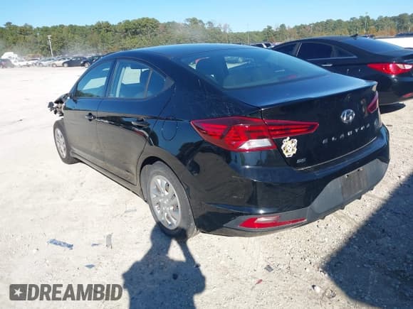 ✅ 2019 Hyundai Elantra SE • VIN: KMHD74LF5KU808078 • Lot: 43546775. Listed on IAAI with 59,039 mi. Free auction sales archive from the USA and detailed vehicle history report at DreamBid. Image 3.