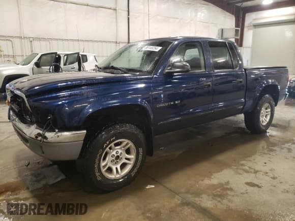 ✅ 2002 Dodge Dakota SLT • VIN: 1B7HG48N12S653207 • Lot: 86149264. Wystawiony na Copart z przebiegiem 215 021 mil. Bezpłatny archiwum sprzedaży aukcyjnych z USA i szczegółowy raport historii pojazdu na DreamBid. Zdjęcie 1.