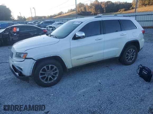 ✅ 2016 Jeep Grand Cherokee Limited • VIN: 1C4RJEBG1GC308010 • Lot: 91977185. Listed on Copart with 185,915 mi. Free auction sales archive from the USA and detailed vehicle history report at DreamBid. Image 1.