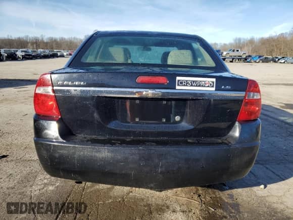 2006 Chevrolet Malibu 1LS with VIN 1G1ZS51F76F301459, listed as a Copart auction lot 80591004 with 183,644 mi miles and Salvage title. Bid and sale history available at DreamBid. Image 6.