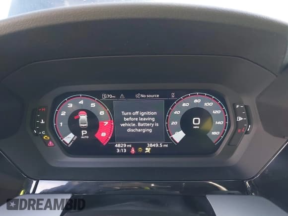 ✅ 2025 Audi S3 Premium Plus • VIN: WAUH5DGY5SA060261 • Lot: 43716701. Listed on IAAI with 4,829 mi. Free auction sales archive from the USA and detailed vehicle history report at DreamBid. Image 7.