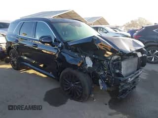 2024 Hyundai Palisade Calligraphy с VIN KM8R7DGE3RU806606, выставлен на аукционе IAAI как лот 41851025 с пробегом 6 500 миль миль и . История ставок и продаж доступна на DreamBid. Изображение 1.