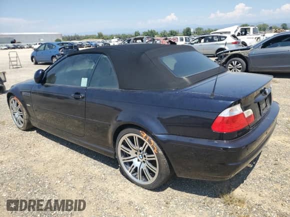 2003 BMW 3 Series M3 с VIN WBSBR93443PK01910, выставлен на аукционе Copart как лот 59987085 с пробегом Не указан миль и Списание • Salvage title. История ставок и продаж доступна на DreamBid. Изображение 2.