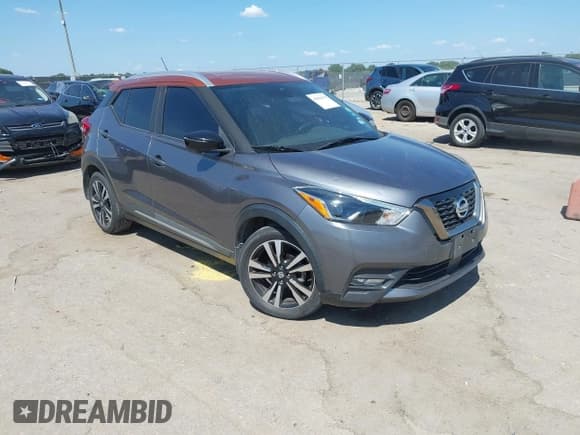 ✅ 2020 Nissan Kicks SR • VIN: 3N1CP5DV3LL491380 • Lot: 43004178. Listed on IAAI with 73,376 mi. Free auction sales archive from the USA and detailed vehicle history report at DreamBid. Image 1.