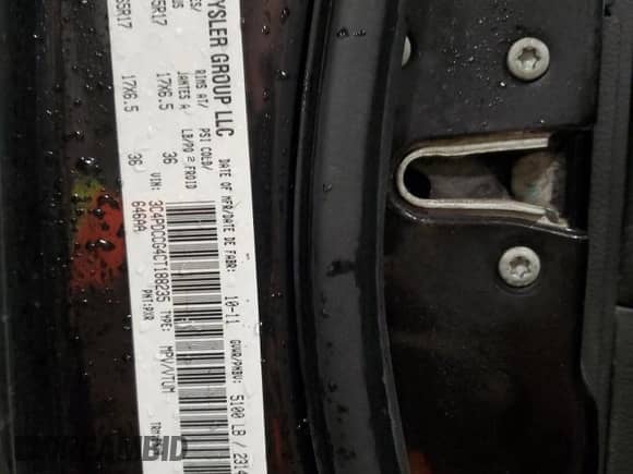 2012 Dodge Journey SXT с VIN 3C4PDCCG4CT188235, выставлен на аукционе Copart как лот 88954495 с пробегом 159 825 миль миль и Чистый • Clean title. История ставок и продаж доступна на DreamBid. Изображение 14.