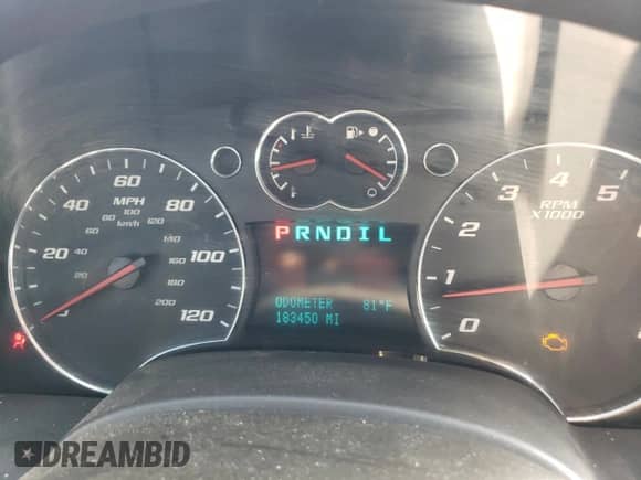 2007 Chevrolet Equinox LS with VIN 2CNDL13F576025617, listed as a Copart auction lot 77525994 with 183,450 mi miles and Salvage title. Bid and sale history available at DreamBid. Image 9.