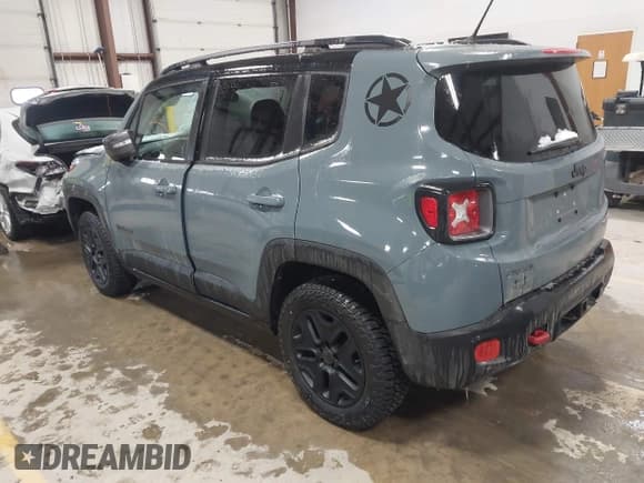 ✅ 2017 Jeep Renegade Trailhawk • VIN: ZACCJBCB4HPE86966 • Lot: 41502978. Listed on IAAI with 144,723 mi. Free auction sales archive from the USA and detailed vehicle history report at DreamBid. Image 3.