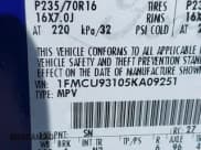 ✅ 2005 Ford Escape XLT • VIN: 1FMCU93105KA09251 • Lot: 43361970. Listed on IAAI with Not provided. Free auction sales archive from the USA and detailed vehicle history report at DreamBid. Image 9.