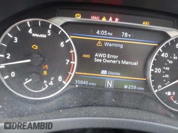 ✅ 2020 Nissan Altima SR • VIN: 1N4BL4CW1LN322943 • Lot: 43108227. Listed on IAAI with 35,840 mi. Free auction sales archive from the USA and detailed vehicle history report at DreamBid. Image 15.