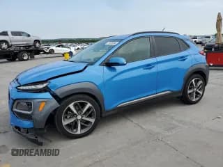 ✅ 2018 Hyundai Kona Ultimate • VIN: KM8K53A55JU138094 • Лот: 51836594. Опубликован ранее на Copart с пробегом 35 158 миль. Бесплатный доступ к архиву аукционных продаж из США и подробный отчёт об истории автомобиля на DreamBid. Изображение 1.
