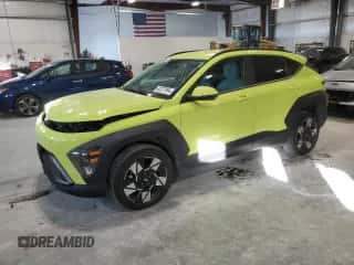 2024 Hyundai Kona SEL with VIN KM8HCCAB3RU075689, listed as a Copart auction lot 82377954 with 11,149 mi miles and Salvage title. Bid and sale history available at DreamBid. Image 1.