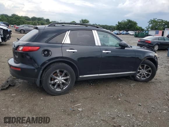 ✅ 2007 Infiniti FX • VIN: JNRAS08W07X209490 • Lot: 60815085. Listed on Copart with 139,332 mi. Free auction sales archive from the USA and detailed vehicle history report at DreamBid. Image 3.