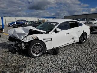 ✅ 2023 Genesis G80 2.5T • VIN: KMTGB4SC3PU195975 • Лот: 84758355. Опубликован ранее на Copart с пробегом 54 516 миль. Бесплатный доступ к архиву аукционных продаж из США и подробный отчёт об истории автомобиля на DreamBid. Изображение 1.