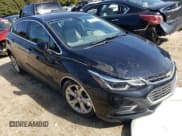 ✅ 2018 Chevrolet Cruze Premier • VIN: 3G1BF6SM2JS574550 • Lot: 62915732. Listed on Copart with 62,960 mi. Free auction sales archive from the USA and detailed vehicle history report at DreamBid. Image 1.