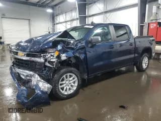 ✅ 2022 Chevrolet Silverado 1500 LT • VIN: 1GCPDDEK1NZ621593 • Lot: 65178265. Listed on Copart with 83,081 mi. Free auction sales archive from the USA and detailed vehicle history report at DreamBid. Image 1.