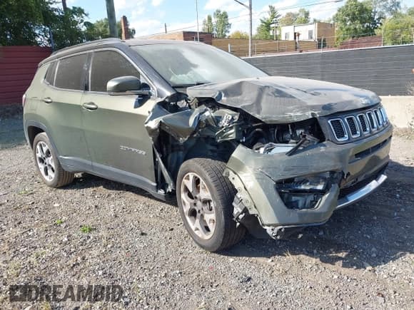✅ 2019 Jeep Compass Limited • VIN: 3C4NJDCB8KT780987 • Lot: 43365625. Wystawiony na IAAI z przebiegiem 71 068 mil. Bezpłatny archiwum sprzedaży aukcyjnych z USA i szczegółowy raport historii pojazdu na DreamBid. Zdjęcie 1.