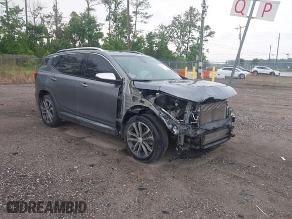 ✅ 2020 GMC Terrain Denali • VIN: 3GKALSEX9LL239717 • Lot: 42412105. Listed on IAAI with 94,851 mi. Free auction sales archive from the USA and detailed vehicle history report at DreamBid. Image 1.