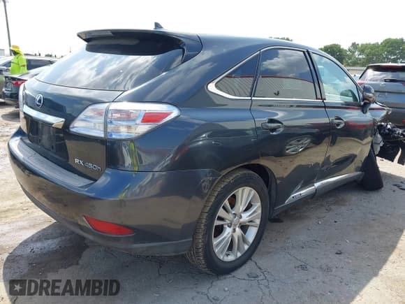 ✅ 2011 Lexus RX 450h • VIN: JTJZB1BAXB2004445 • Lot: 42394455. Listed on IAAI with 161,950 mi. Free auction sales archive from the USA and detailed vehicle history report at DreamBid. Image 4.