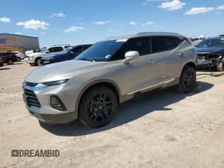 2022 Chevrolet Blazer Premier z VIN 3GNKBFRS9NS136225, wystawiony jako Copart lot #69994144 z przebiegiem 37 371 mil mil oraz Szkoda całkowita • Salvage title. Historia ofert i sprzedaży dostępna na DreamBid. Obrazek 1.