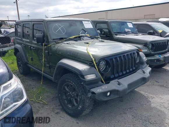 ✅ 2020 Jeep Wrangler Unlimited Sport S • VIN: 1C4HJXDG6LW285952 • Lot: 41666200. Wystawiony na IAAI z przebiegiem 37 089 mil. Bezpłatny archiwum sprzedaży aukcyjnych z USA i szczegółowy raport historii pojazdu na DreamBid. Zdjęcie 1.