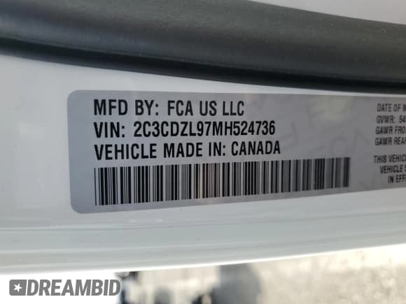 ✅ 2021 Dodge Challenger SRT Super Stock • VIN: 2C3CDZL97MH524736 • Lot: 50387674. Wystawiony na Copart z przebiegiem 15 219 mil. Bezpłatny archiwum sprzedaży aukcyjnych z USA i szczegółowy raport historii pojazdu na DreamBid. Zdjęcie 13.