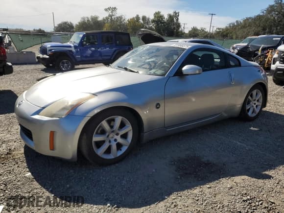 ✅ 2003 Nissan 350Z Touring • VIN: JN1AZ34E33T003854 • Lot: 91956575. Wystawiony na Copart z przebiegiem 91 238 mil. Bezpłatny archiwum sprzedaży aukcyjnych z USA i szczegółowy raport historii pojazdu na DreamBid. Zdjęcie 1.
