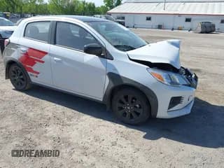 ✅ 2023 Mitsubishi Mirage Black Edition • VIN: ML32AWHJXPH004674 • Lot: 42231841. Listed on IAAI with 19,978 mi. Free auction sales archive from the USA and detailed vehicle history report at DreamBid. Image 1.