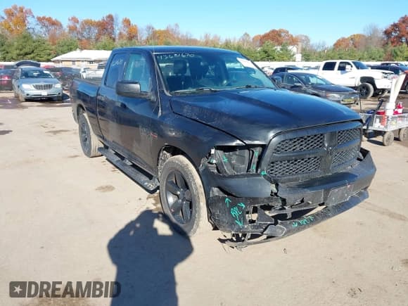 ✅ 2017 Ram 1500 Express • VIN: 1C6RR7FT9HS530658 • Lot: 43681670. Listed on IAAI with 71,404 mi. Free auction sales archive from the USA and detailed vehicle history report at DreamBid. Image 1.