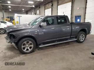 ✅ 2016 Ram 1500 Laramie • VIN: 1C6RR7VT3GS197096 • Lot: 59224275. Listed on Copart with 105,577 mi. Free auction sales archive from the USA and detailed vehicle history report at DreamBid. Image 1.