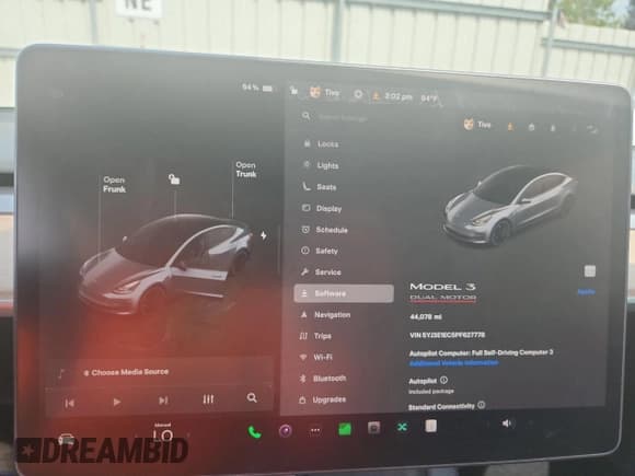 ✅ 2023 Tesla Model 3 Performance • VIN: 5YJ3E1EC5PF627778 • Lot: 68495875. Listed on Copart with 44,078 mi. Free auction sales archive from the USA and detailed vehicle history report at DreamBid. Image 9.