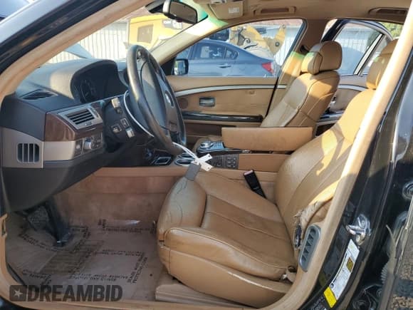 ✅ 2008 BMW 7 Series 750i • VIN: WBAHL83548DT14316 • Lot: 63606925. Listed on Copart with 164,543 mi. Free auction sales archive from the USA and detailed vehicle history report at DreamBid. Image 7.