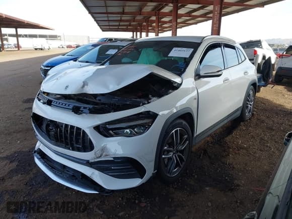 ✅ 2022 Mercedes-Benz GLA 35 AMG • VIN: W1N4N5BB7NJ392385 • Lot: 41403137. Listed on IAAI with 15,459 mi. Free auction sales archive from the USA and detailed vehicle history report at DreamBid. Image 2.