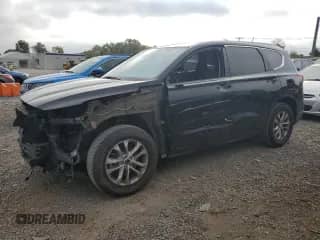 2019 Hyundai Santa Fe SE with VIN 5NMS23AD9KH032518, listed as a Copart auction lot 81724585 with 64,843 mi miles and Salvage title. Bid and sale history available at DreamBid. Image 1.