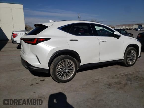 ✅ 2022 Lexus NX 350h Luxury • VIN: JTJHKCEZ5N5003392 • Lot: 81854493. Listed on Copart with 19,653 mi. Free auction sales archive from the USA and detailed vehicle history report at DreamBid. Image 3.