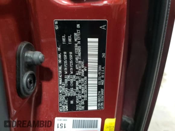 ✅ 2017 Toyota Sienna XLE • VIN: 5TDDZ3DCXHS154396 • Lot: 91387315. Listed on Copart with 71,391 mi. Free auction sales archive from the USA and detailed vehicle history report at DreamBid. Image 13.