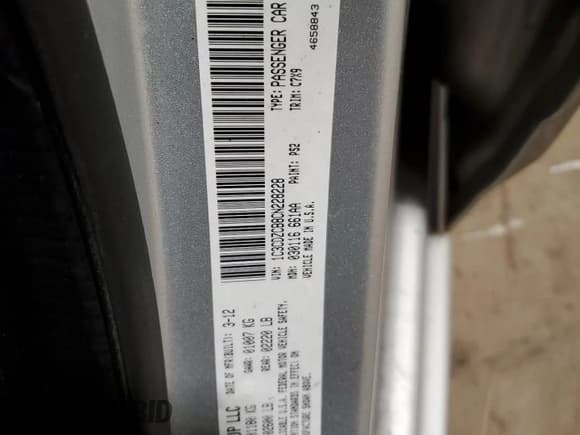 ✅ 2012 Dodge Avenger SXT • VIN: 1C3CDZCB8CN228228 • Lot: 45995875. Wystawiony na Copart z przebiegiem Nie podano. Bezpłatny archiwum sprzedaży aukcyjnych z USA i szczegółowy raport historii pojazdu na DreamBid. Zdjęcie 12.