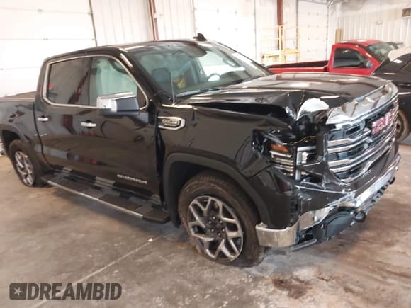 ✅ 2024 GMC Sierra 1500 SLT • VIN: 3GTUUDED2RG446992 • Лот: 43275309. Опубликован ранее на IAAI с пробегом 19 032 миль. Бесплатный доступ к архиву аукционных продаж из США и подробный отчёт об истории автомобиля на DreamBid. Изображение 1.