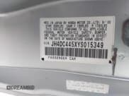 ✅ 2000 Acura Integra LS • VIN: JH4DC445XYS015349 • Lot: 43761109. Wystawiony na IAAI z przebiegiem 185 434 mil. Bezpłatny archiwum sprzedaży aukcyjnych z USA i szczegółowy raport historii pojazdu na DreamBid. Zdjęcie 9.