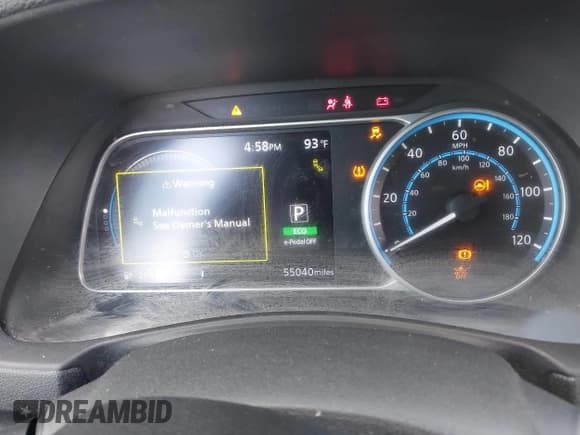 ✅ 2018 Nissan LEAF SV • VIN: 1N4AZ1CP5JC308022 • Lot: 43388602. Wystawiony na IAAI z przebiegiem 55 040 mil. Bezpłatny archiwum sprzedaży aukcyjnych z USA i szczegółowy raport historii pojazdu na DreamBid. Zdjęcie 7.