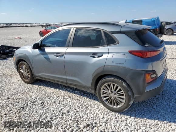 2021 Hyundai Kona SEL Plus z VIN KM8K62AA6MU692026, wystawiony jako Copart lot #86209015 z przebiegiem 96 154 mil mil oraz Szkoda całkowita • Salvage title. Historia ofert i sprzedaży dostępna na DreamBid. Obrazek 2.