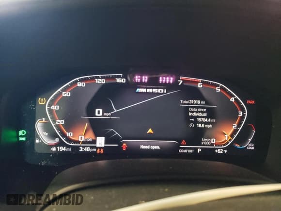 ✅ 2019 BMW 8 Series M850i xDrive • VIN: WBABC4C52KBU95594 • Lot: 50043613. Wystawiony na Copart z przebiegiem 31 919 mil. Bezpłatny archiwum sprzedaży aukcyjnych z USA i szczegółowy raport historii pojazdu na DreamBid. Zdjęcie 9.