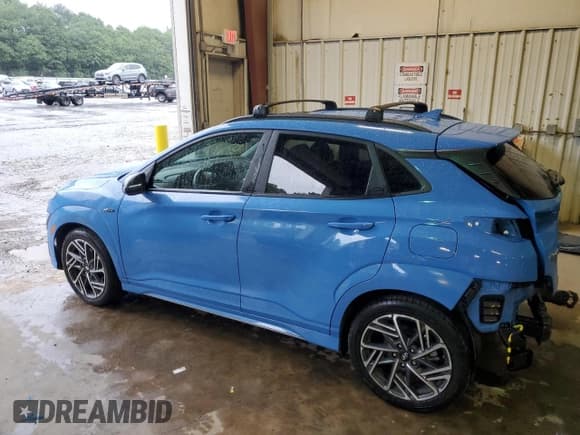 ✅ 2022 Hyundai Kona N Line • VIN: KM8K33A34NU868881 • Лот: 63098053. Опубликован ранее на Copart с пробегом 27 340 миль. Бесплатный доступ к архиву аукционных продаж из США и подробный отчёт об истории автомобиля на DreamBid. Изображение 2.