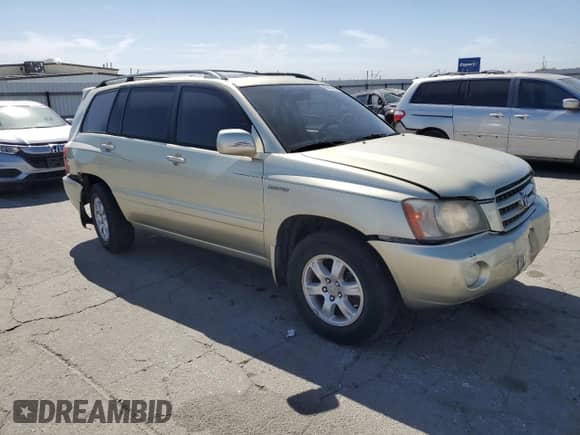 2001 Toyota Highlander с VIN JTEGF21A110024255, выставлен на аукционе Copart как лот 69804835 с пробегом 153 145 миль миль и Списание • Salvage title. История ставок и продаж доступна на DreamBid. Изображение 4.