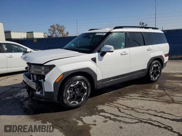 2025 Hyundai Santa Fe SEL с VIN 5NMP24GL5SH083802, выставлен на аукционе Copart как лот 52932075 с пробегом 7 861 миль миль и Чистый • Clean title. История ставок и продаж доступна на DreamBid. Изображение 1.