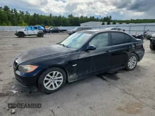 2006 BMW 3 Series 325i with VIN WBAVB13546PT15488, listed as a Copart auction lot 70577235 with 221,578 mi miles and Salvage title. Bid and sale history available at DreamBid. Image 1.