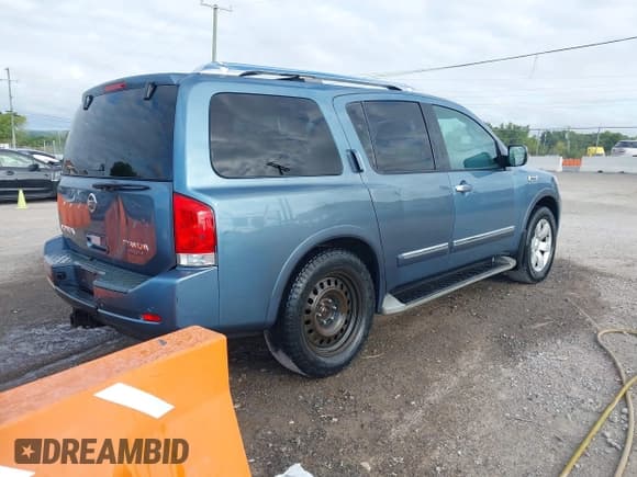 ✅ 2010 Nissan Armada Titanium • VIN: 5N1BA0NDXAN616144 • Lot: 43053481. Listed on IAAI with 210,826 mi. Free auction sales archive from the USA and detailed vehicle history report at DreamBid. Image 4.