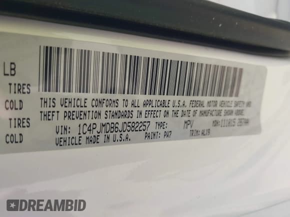 ✅ 2018 Jeep Cherokee Limited • VIN: 1C4PJMDB6JD582257 • Lot: 42167878. Wystawiony na IAAI z przebiegiem 50 513 mil. Bezpłatny archiwum sprzedaży aukcyjnych z USA i szczegółowy raport historii pojazdu na DreamBid. Zdjęcie 9.