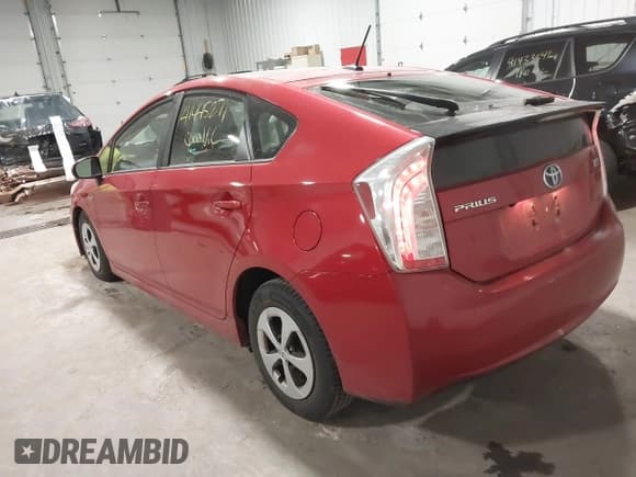 ✅ 2013 Toyota Prius One • VIN: JTDKN3DU0D1663948 • Lot: 41445271. Listed on IAAI with 109,301 mi. Free auction sales archive from the USA and detailed vehicle history report at DreamBid. Image 3.